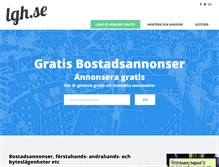 Tablet Screenshot of lgh.se